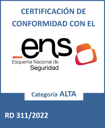 Certificado ENS categoria alta